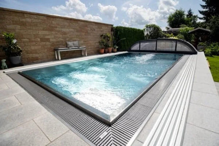 Pool Expert Edelstahl-Schwimmbecken, 3x6x1,34m