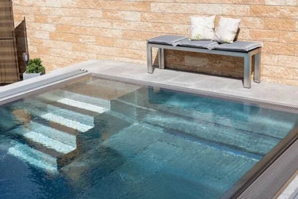 Pool Expert Edelstahl-Schwimmbecken, 3x6x1,34m