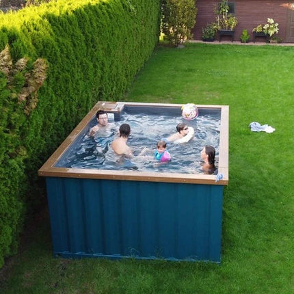 Container-Whirlpool 3,0 m x 3,0 m, Hydromassage, neu