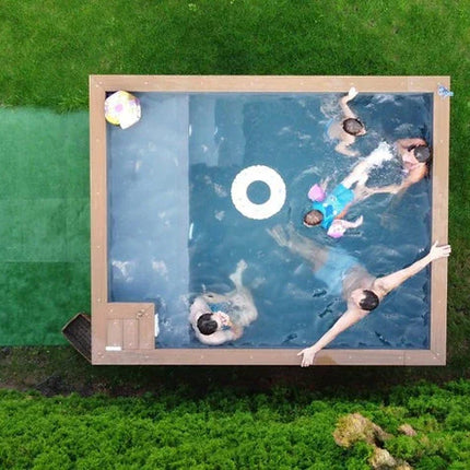 Container-Whirlpool 3,0 m x 3,0 m, Hydromassage, neu