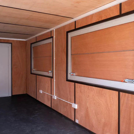20-Fuß-Seecontainer mit doppelter Serviceklappe