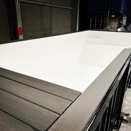 6 m schwarzer Containerpool