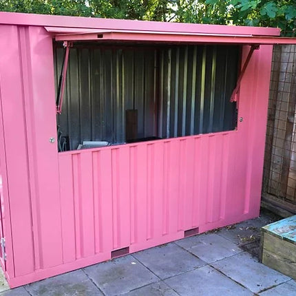 Zusammenklappbarer Stangenbehälter 3 x 2 m - Rosa RAL 3014