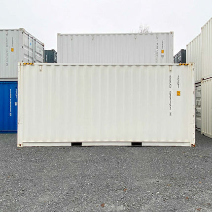 20-Fuß-HC-Seecontainer, weiß