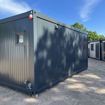 Containerbüro, Küche, Toilette und Dusche 6,00 x 2,43m