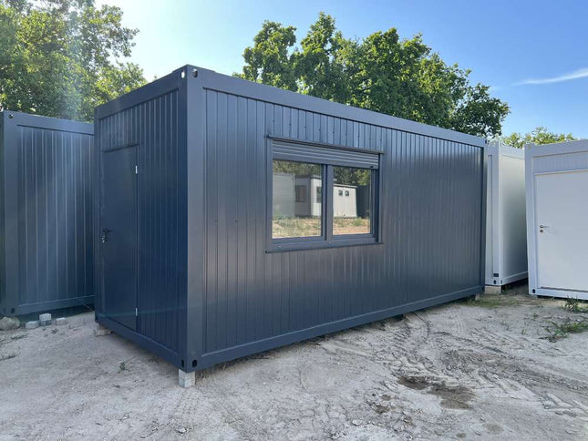 Containerbüro, Küche, Toilette und Dusche 6,00 x 2,43m