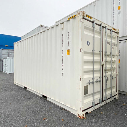 20-Fuß-HC-Seecontainer, weiß