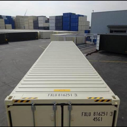 40-Fuß-HC-Seecontainer, Erstreise, Doppeltür
