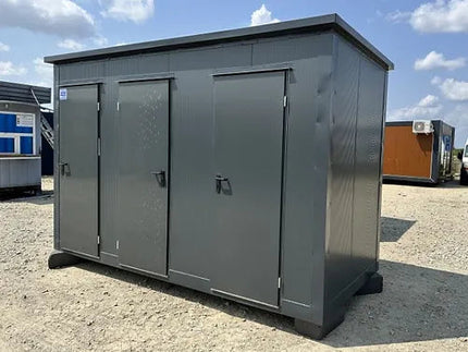 Sanitärcontainer mit 3 Kabinen